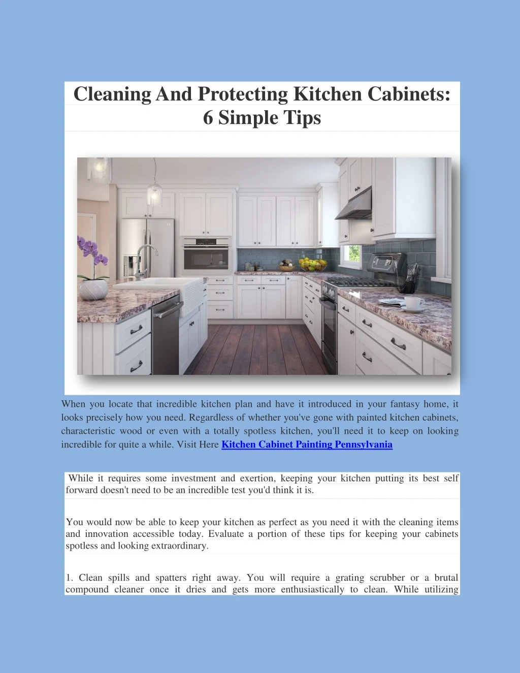 cleaning and protecting kitchen cabinets 6 simple