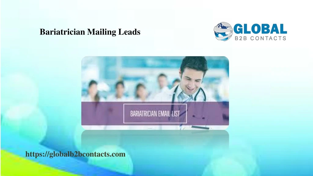 bariatrician mailing leads