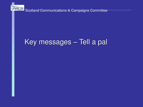 Scotland Communications &amp; Campaigns Committee