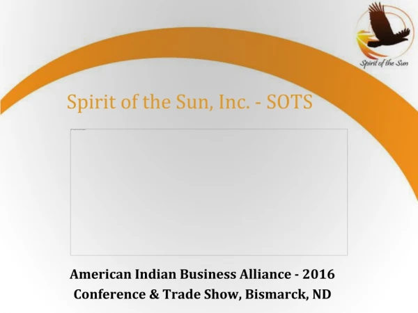 Spirit of the Sun, Inc. - SOTS