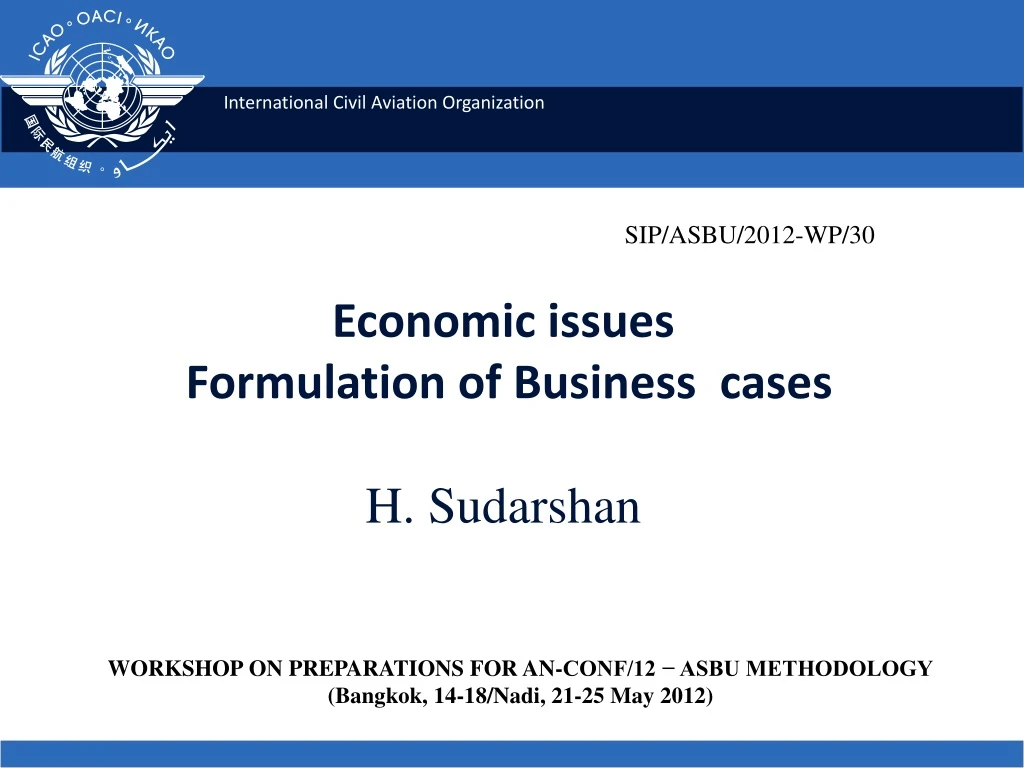 economic issues formulation of business cases h sudarshan