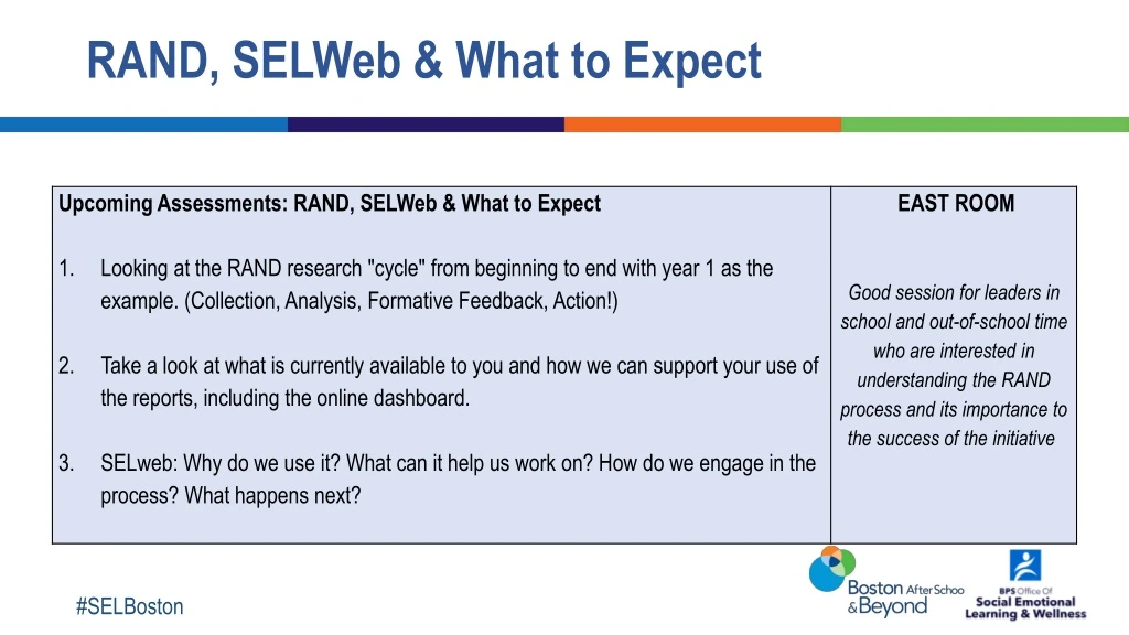 rand selweb what to expect