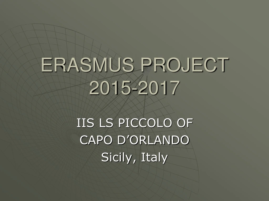 erasmus project 2015 2017