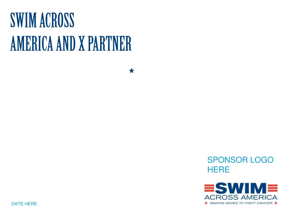 swim across america and x partner