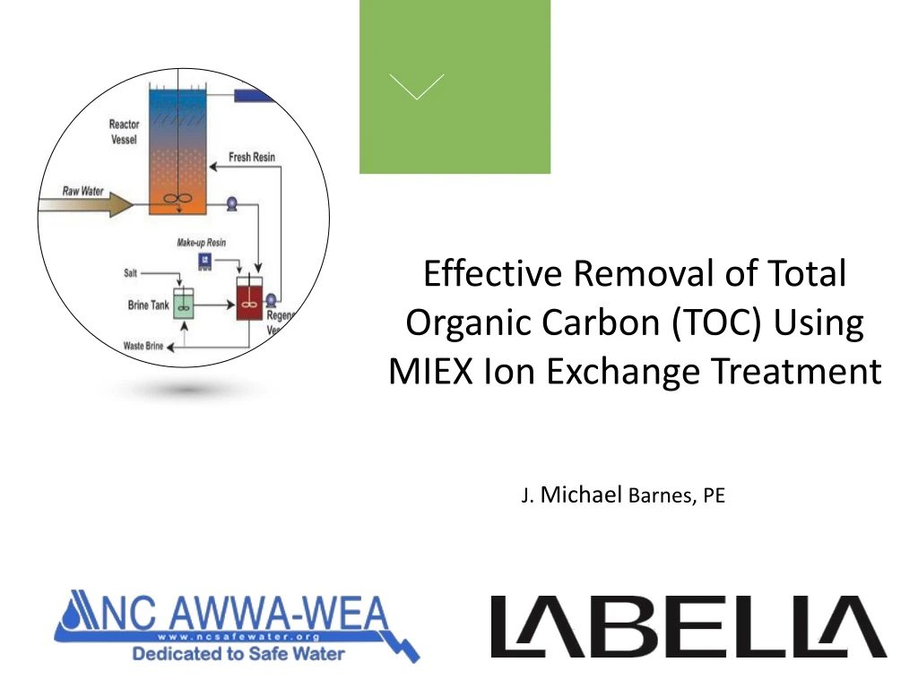 effective removal of total organic carbon toc using miex ion exchange treatment