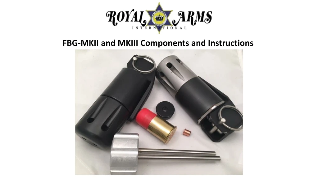 fbg mkii and mkiii components and instructions