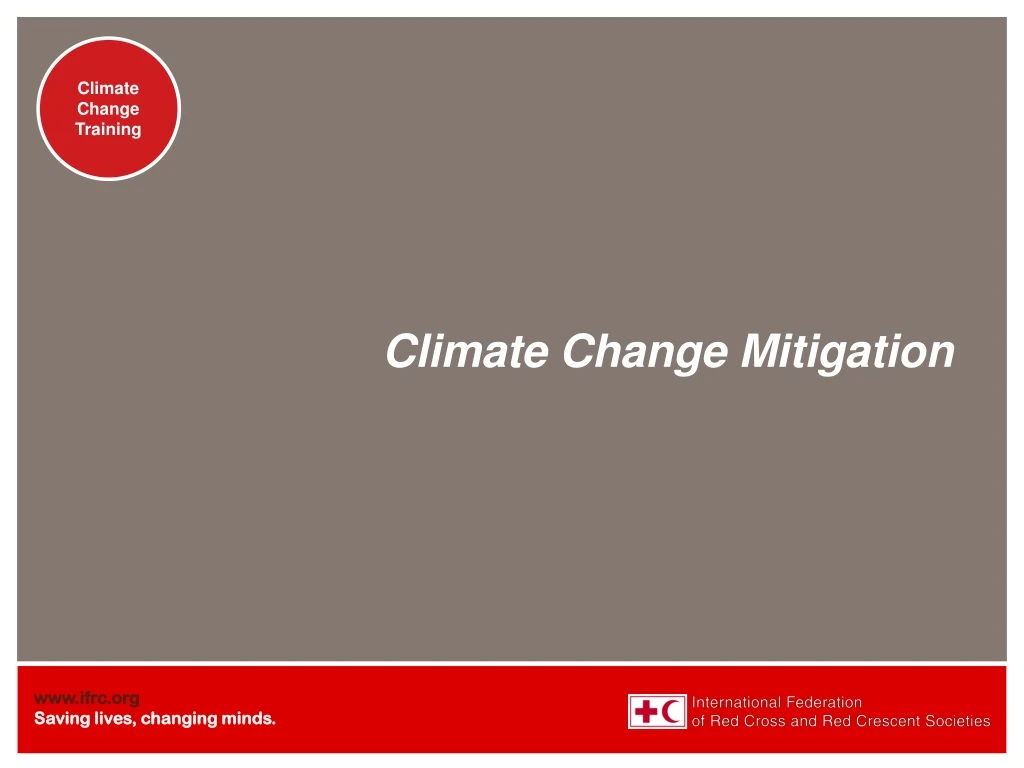 climate change mitigation
