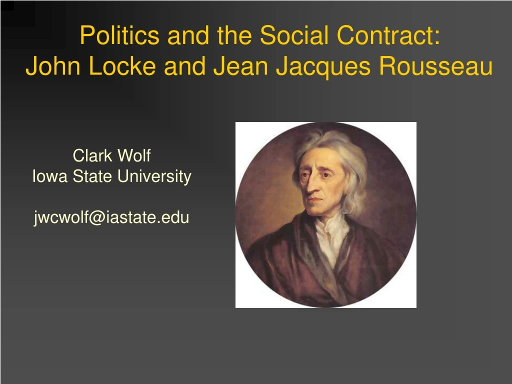 politics and the social contract john locke and jean jacques rousseau