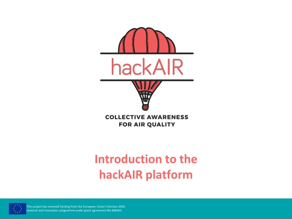 introduction to the hackair platform