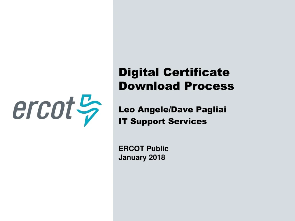 digital certificate download process leo angele