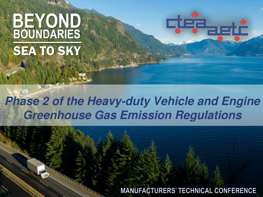 phase 2 of the heavy duty vehicle and engine greenhouse gas emission regulations