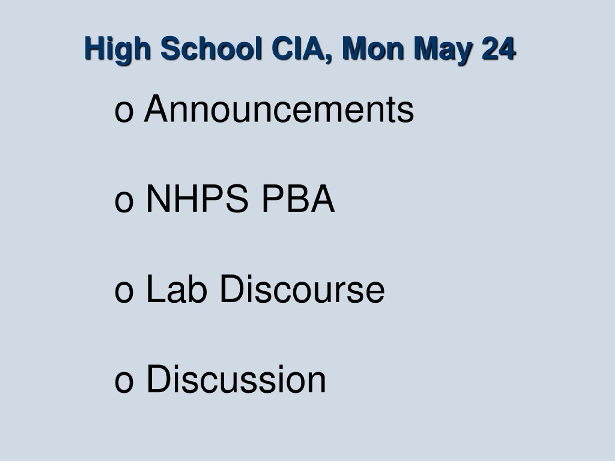 Maximizing Student Learning: NHPS Performance-Based System - slide 1