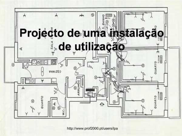 Projecto de uma instala o de utiliza o