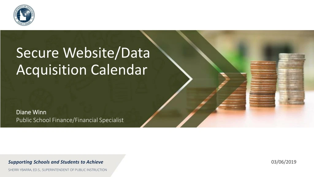 secure website data acquisition calendar