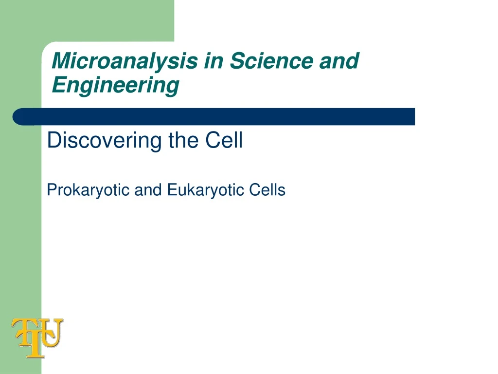 microanalysis in science and engineering