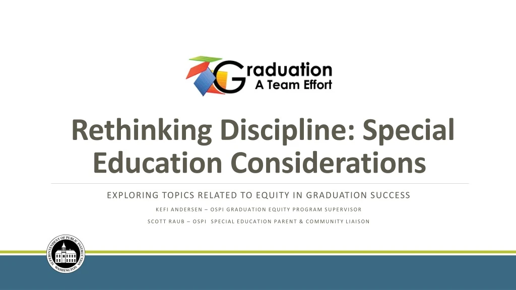 rethinking discipline special education considerations