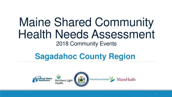Maine Shared Community Health Needs Assessment 2018 Community Events