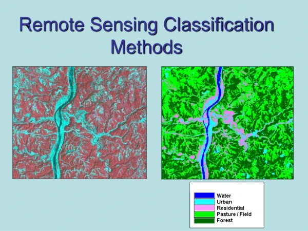 Remote Sensing Classification Methods