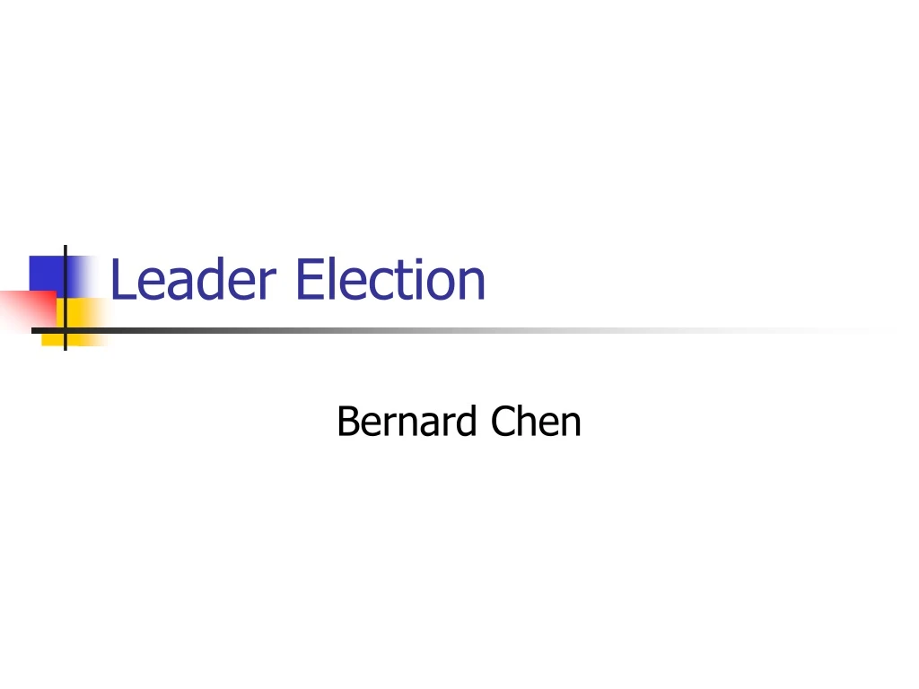 leader election