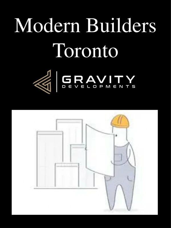modern builders toronto