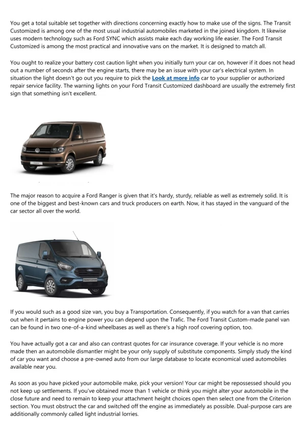 The Evolution of van hire purchase