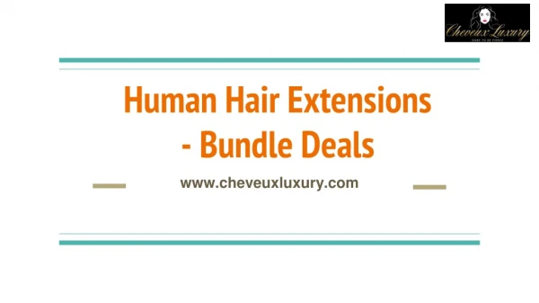 Best Human Hair Extensions Bundle Deals