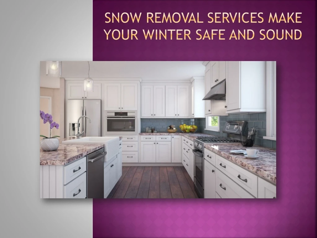 snow removal services make your winter safe and sound