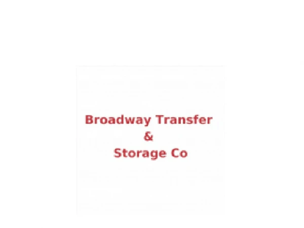 Broadway Transfer & Storage Co