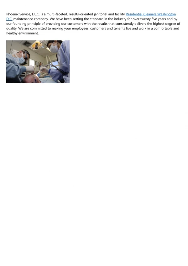 phoenix service l l c is a multi faceted results