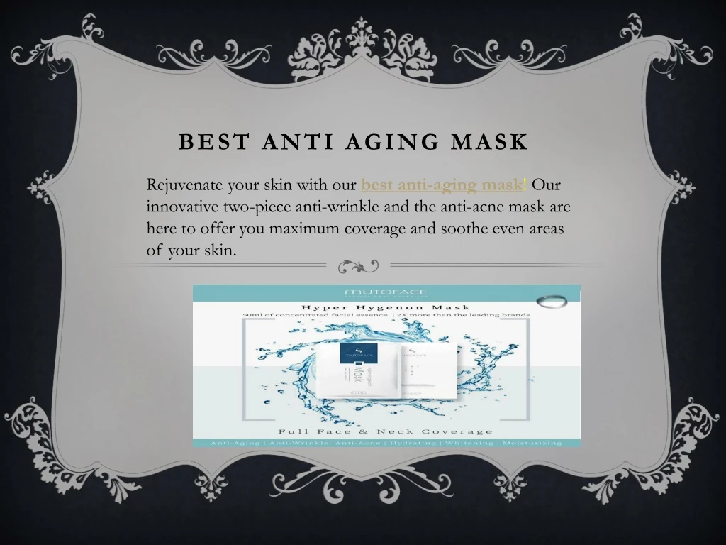 best anti aging mask
