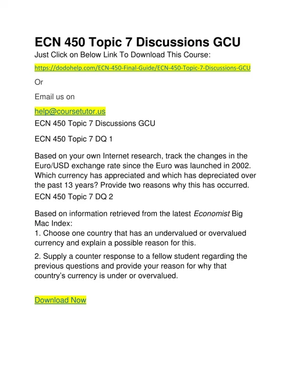 ecn 450 topic 7 discussions gcu just click