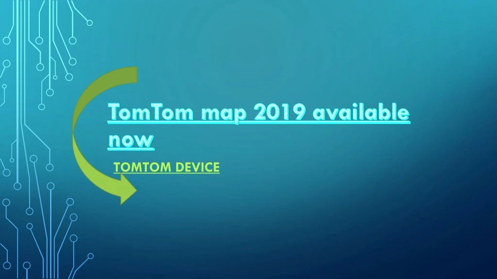 tomtom map 2019 available now