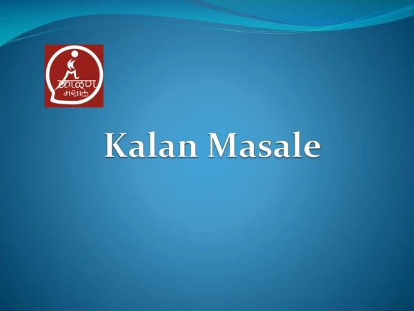 Buy authentic Indian spices on the online Kalan Masale store