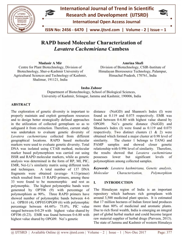 international research research and development