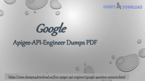 Google Apigee-API-Engineer Actual Dumps - Dumps4download.us
