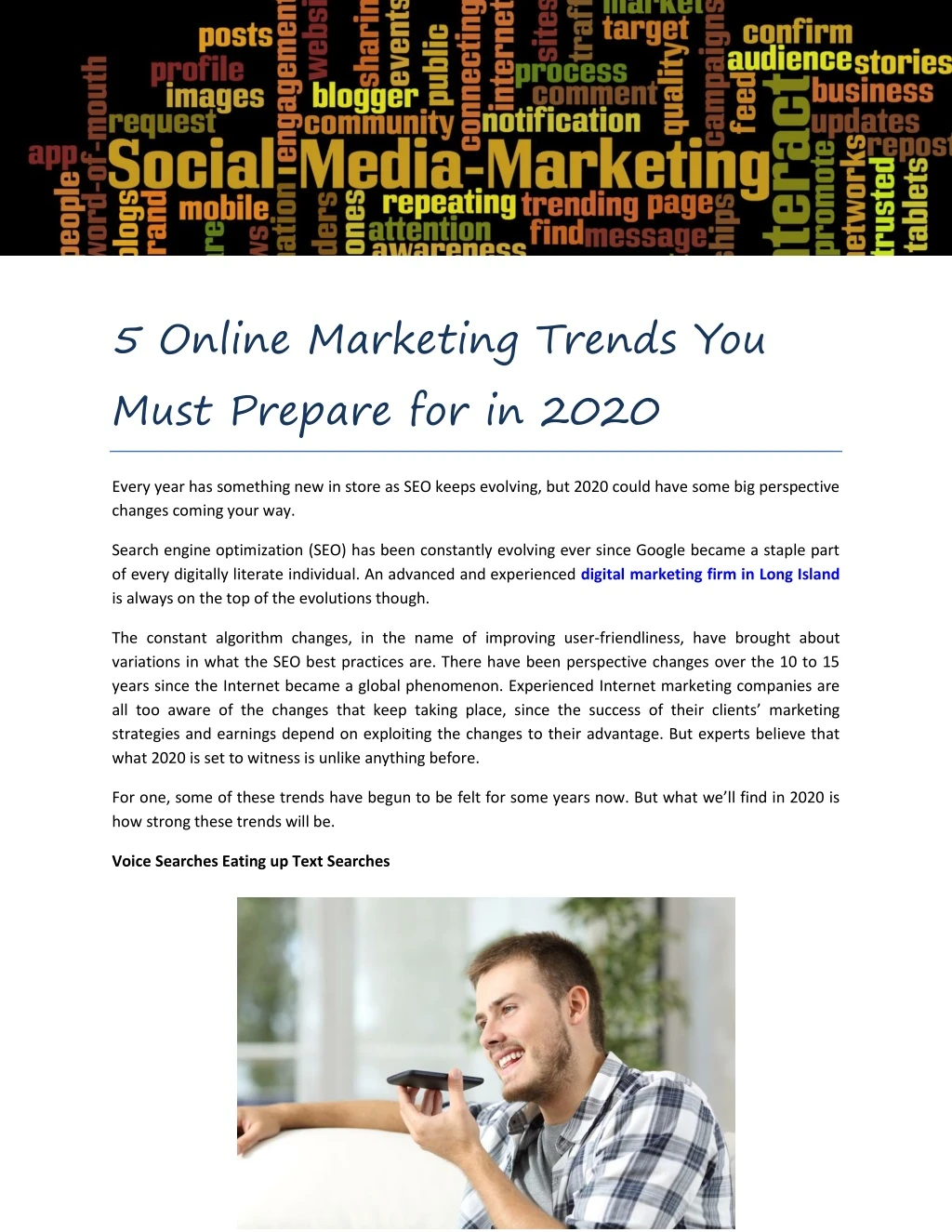5 online marketing trends you must prepare