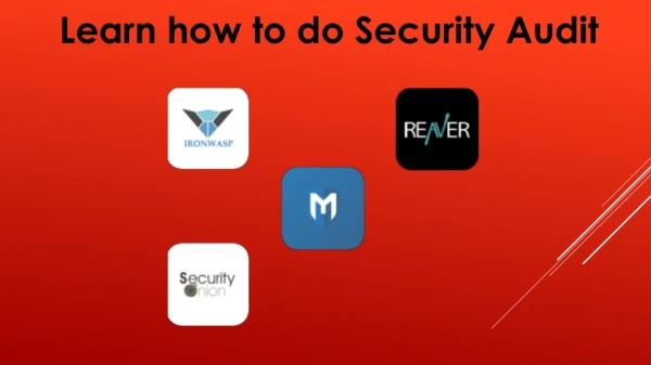 Learn how to do Security Audit