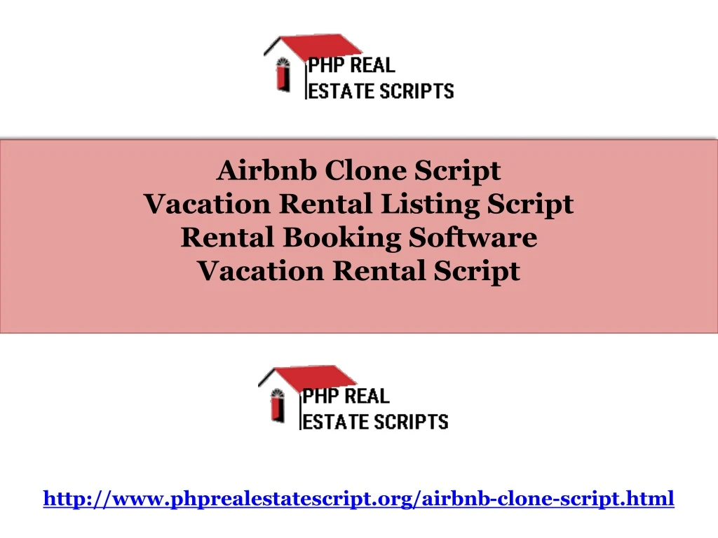 airbnb clone script vacation rental listing script rental booking software vacation rental script