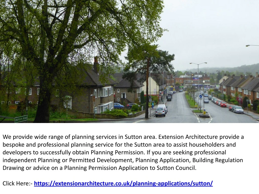 we provide wide range of planning services
