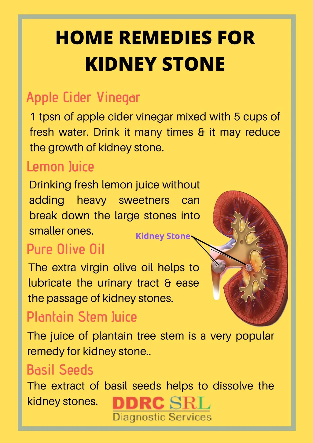 home remedies for kidney stone