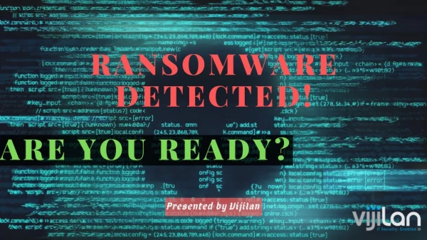 ransomware detected