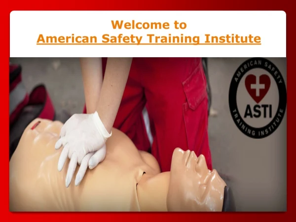 welcome to american safety training institute