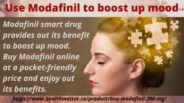 use modafinil to boost up mood
