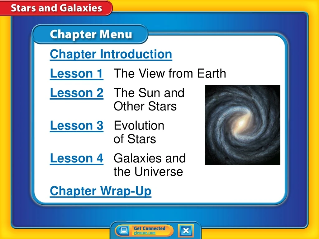 chapter menu