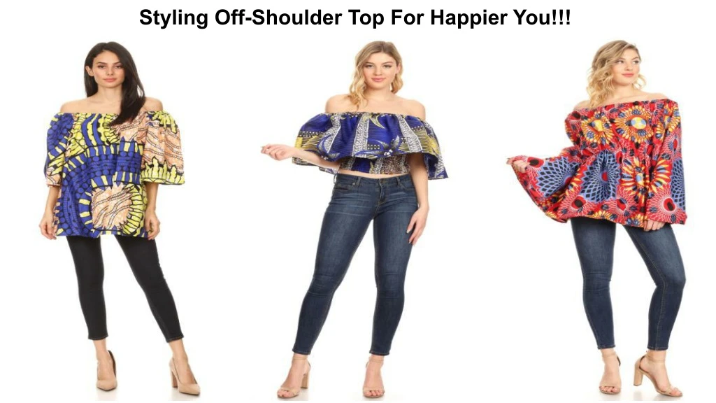 styling off shoulder top for happier you