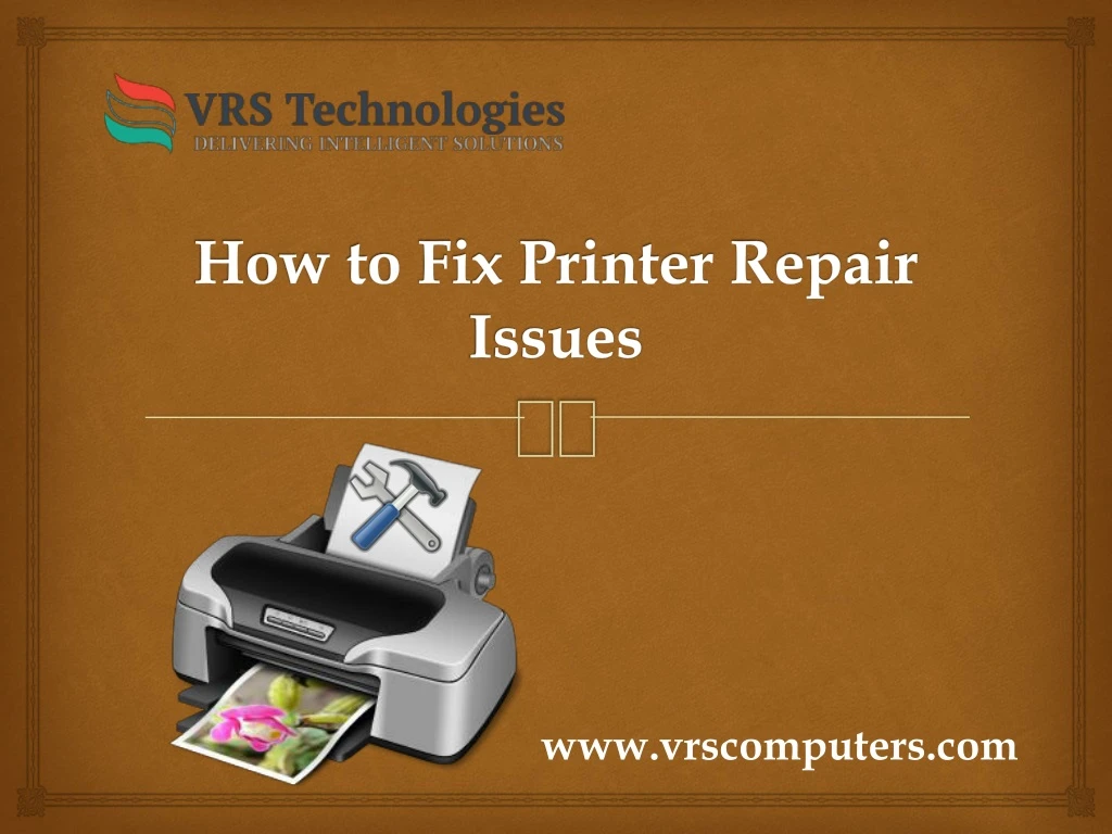 how to fix printer repair issues