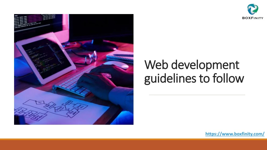 web development guidelines to follow