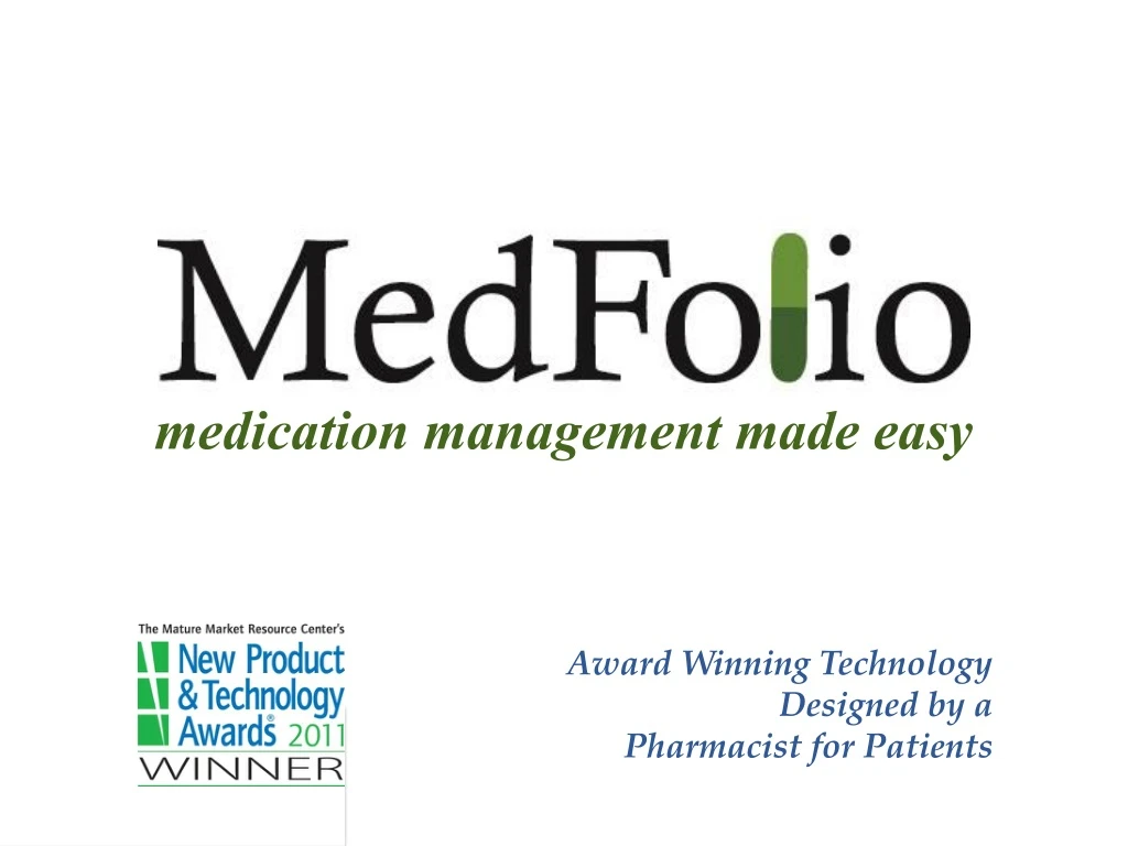 medication management made easy