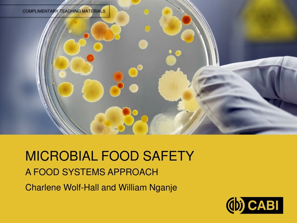 microbial food safety a food systems approach