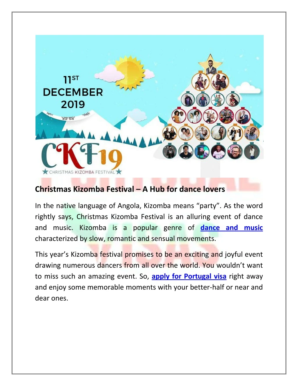 christmas kizomba festival a hub for dance lovers